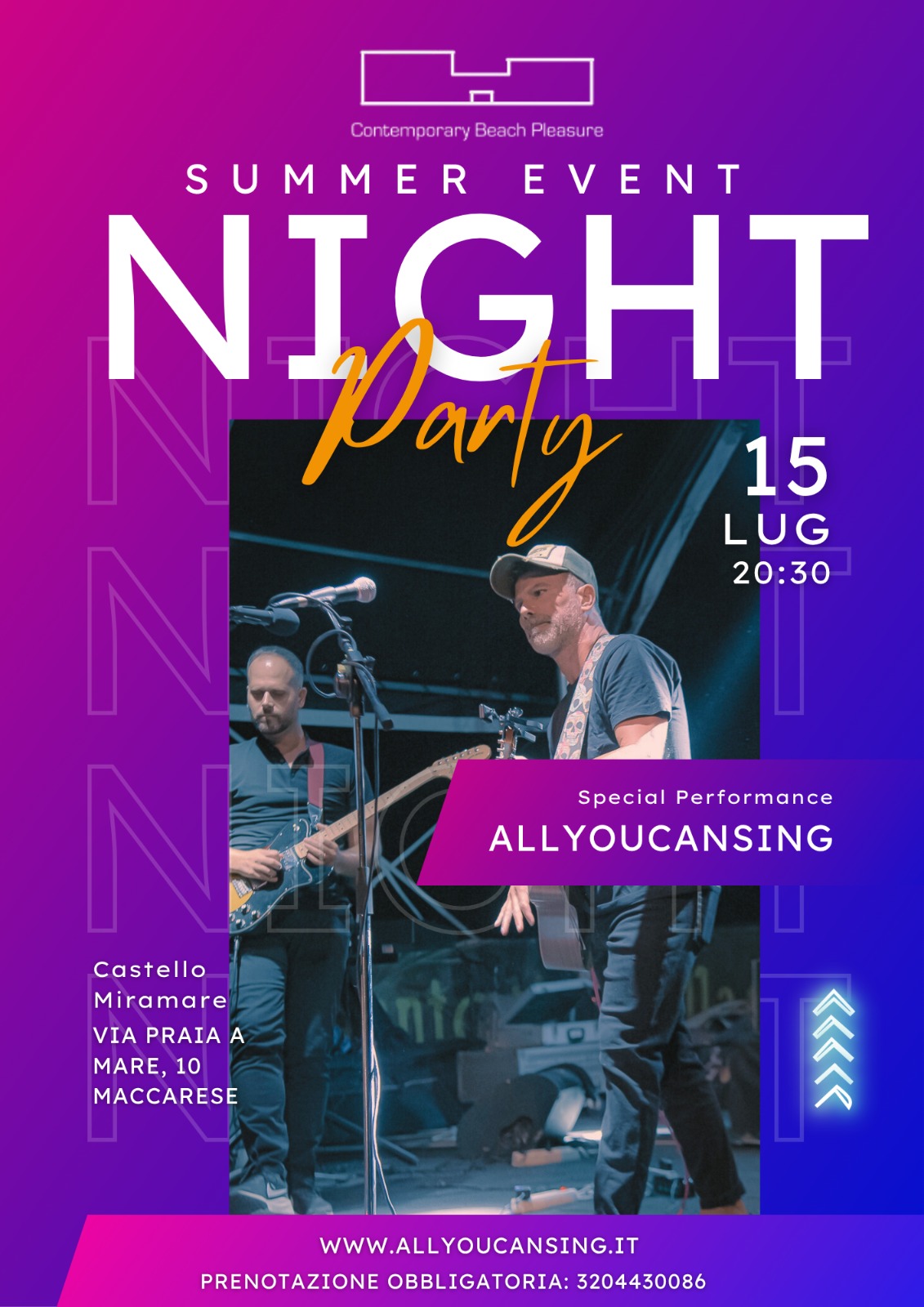 AllYouCanSing live @ Castello Miramare Maccarese Roma