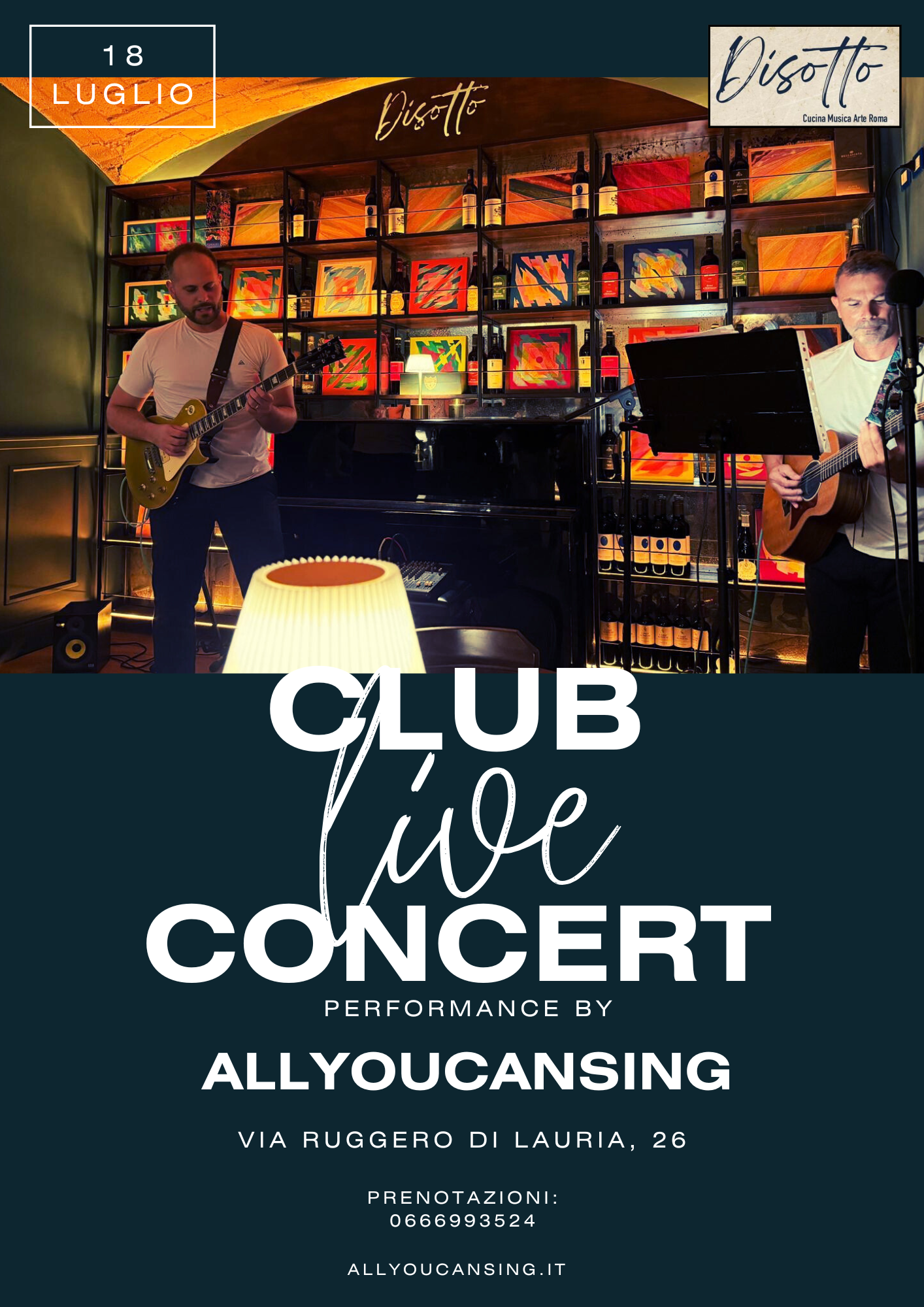 AllYouCanSing live @ DiSotto.Roma
