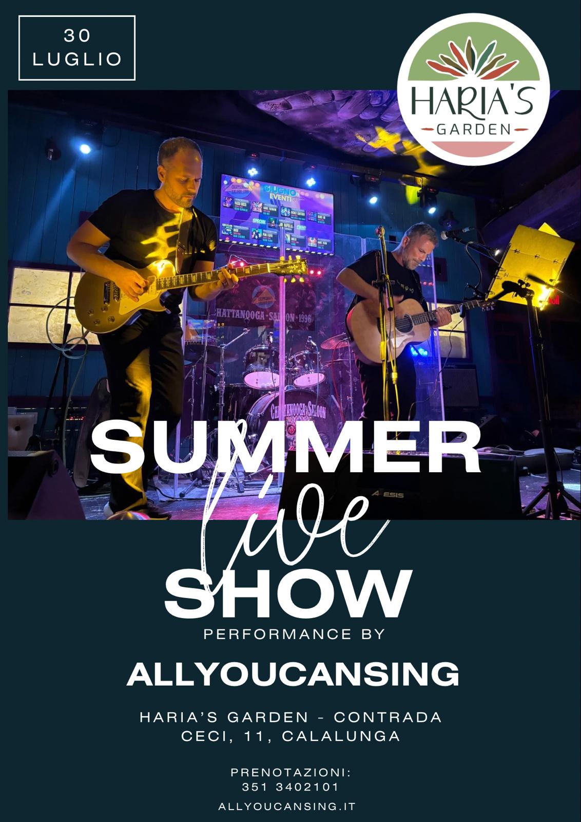 AllYouCanSing live @ Haria’s Garden Calalunga